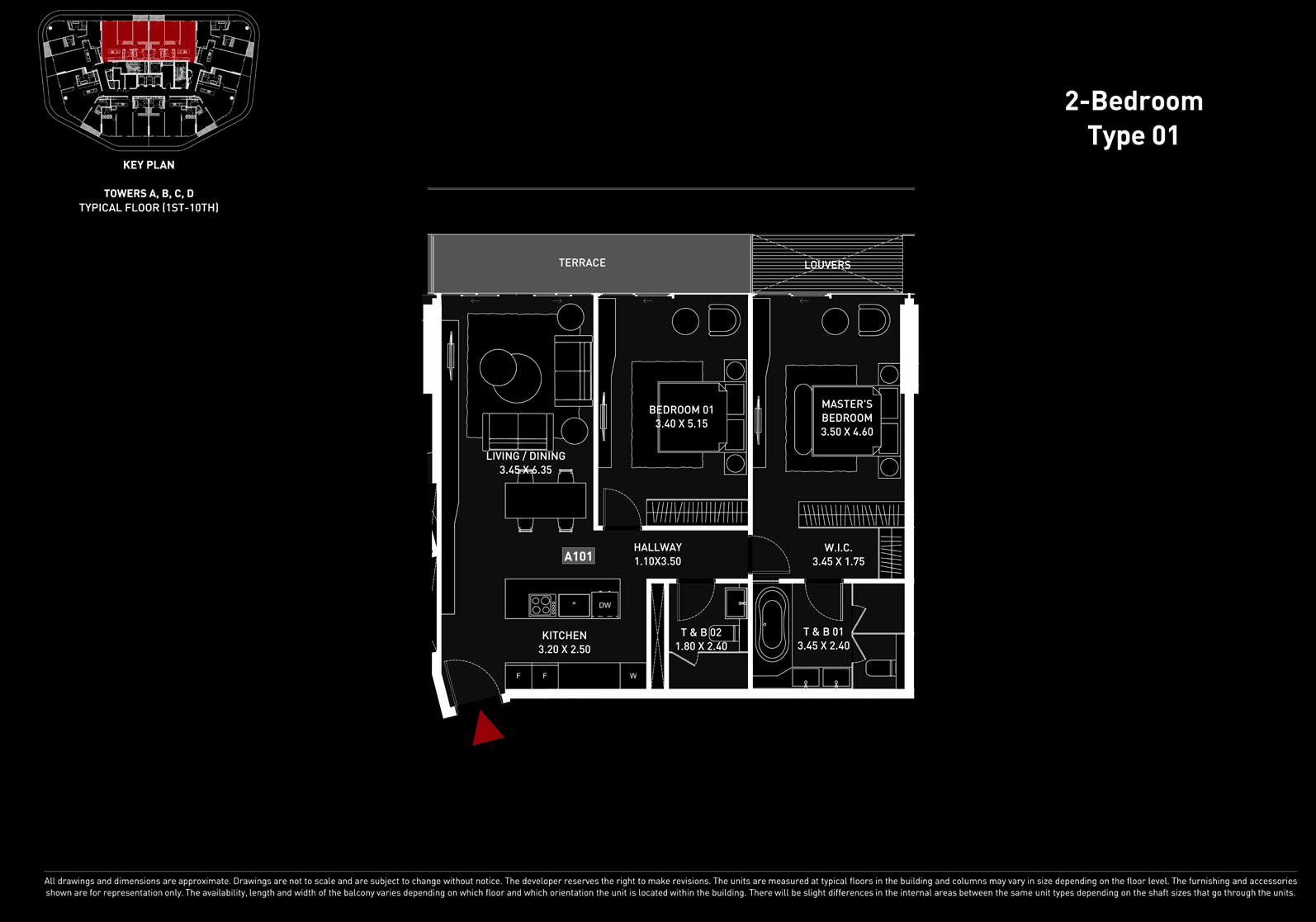 شقة غرفتين نوم